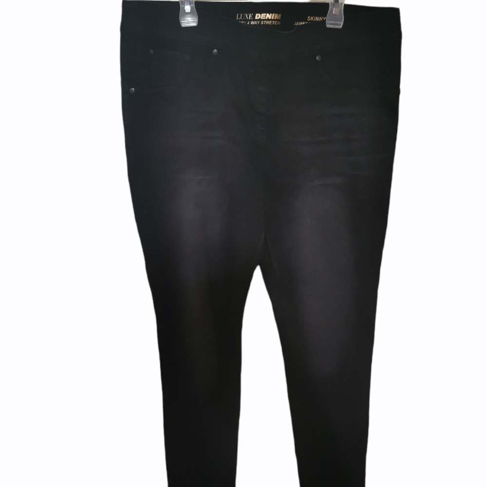 𝅺LUXE denim 360 4 way stretch pants